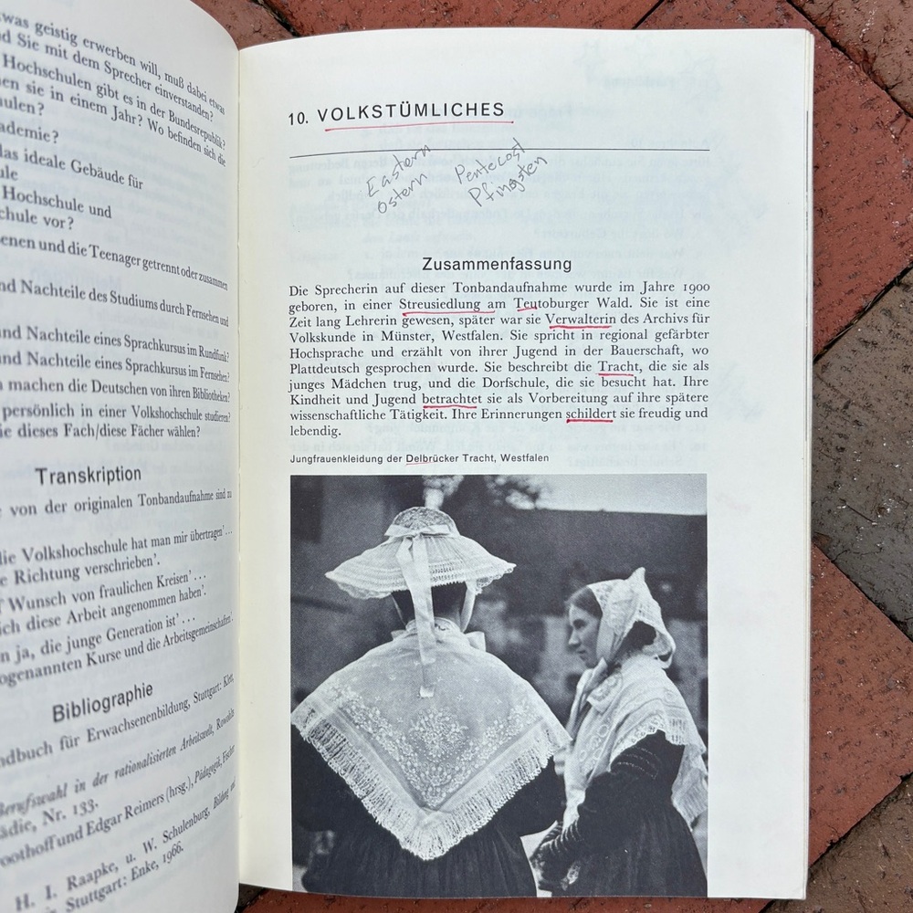 1971 Fortbildung in der deutshcen Sprache German Student Book ESL Language Guide - Picture 3 of 12